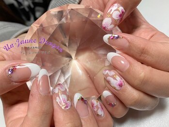 アン ジョーヌドラゴ/【自爪ネイル】フラワーネイル