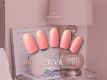 ネイルサロン ディーバ 梅田エナ店(Diva)/One color plus（先端ラメ）