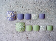 ジャミーラ(Jamila)/手描きアート＋ワンカラー