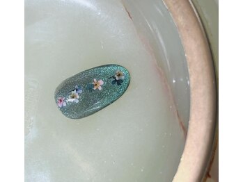 ネイルパレス/定額/花/マグネット/アート