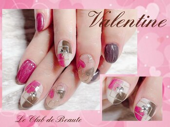 ル クラブ ド ボーテ 練馬/バレンタインネイル☆