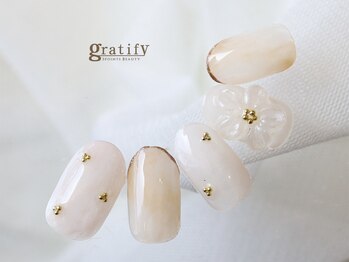 ぷっくりフラワーニュアンス