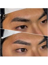 ゴリラアイブロウ 仙台店/キリッと見せる直線斜め眉