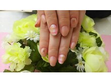 プルミエ ネイル(Premier Nail)/チェック&くまちゃんネイル