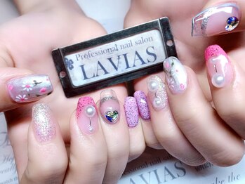 プロフェッショナル ネイルサロン ラヴィアス(LAVIAS)/【スカルプ】10本アートし放題