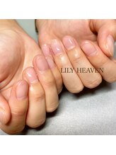 リリーヘブン(LILY HEAVEN)/オフィスに◎クリアネイル