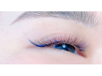 カシェット アイラッシュ(cachette eyelash)/カラーエクステ100束★