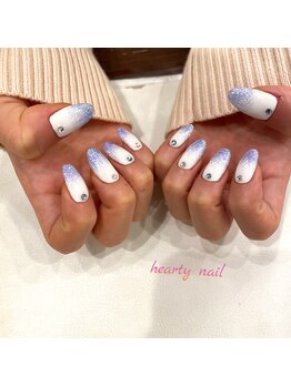 ハーティーネイル hearty nail 溝の口店/冬ネイル☆