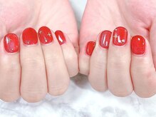 カノンネイル(canon.nail)/赤いマグネットは情熱！