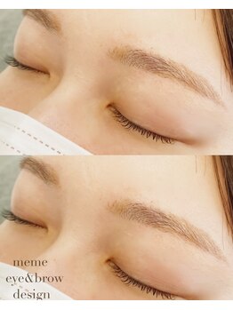 メメ(meme)/アイブロウ+まつ毛パーマ