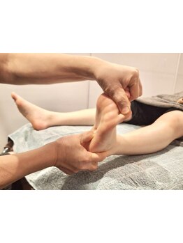 足つぼを刺激したい