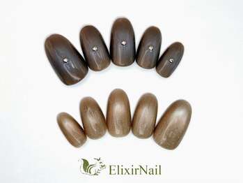 エリクサーネイル 新宿3丁目(Elixir Nail)/定額a シンプル/クーポン使用