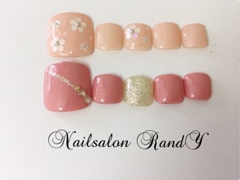 ランディ(nail salon RANDY)/フットジェル￥74００♪3