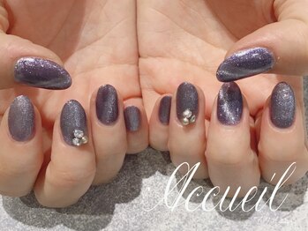 アクイユ 銀座店(ACCUEIL)/マグネットネイル