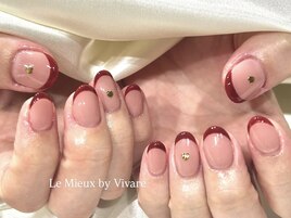 秋♪バーチャルフレンチネイル