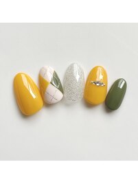 アーガイル　黄色　緑