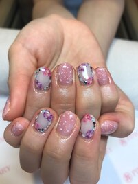 ～ふんわりフラワーネイル～