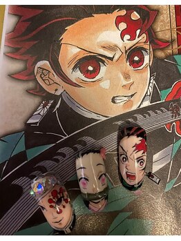 ティーエヌ 金山駅東口店/鬼滅の刃系ネイル！