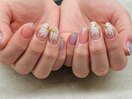 【ほり】フラワーネイル