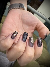 ルチルクォーツ風アクセント