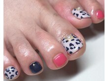 プティットスリール 西尾店(Petit Sourire)/【foot】ヒョウ柄♪