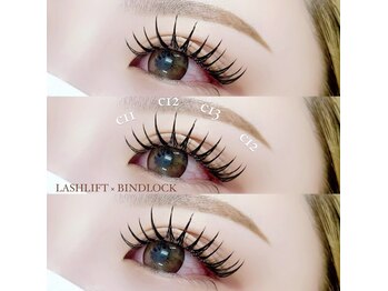 エルプラス(elu+)/まつ毛パーマ × バインドロック