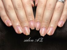 サロン エージー(salon AZ)/ラメグラ+ベースカラー+ストーン