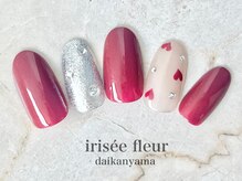 イリゼフルール 代官山店(irisee fleur)/ボルドー☆手書きハート