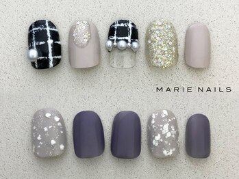 マリーネイルズ 横浜店(MARIE NAILS)の写真/★初回オフ無料！オフ代込みのデザインはリーズナブル＆ハイセンス！１week保証もついているので安心です♪
