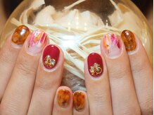 ネイルズ ララ(nails Lala)/べっ甲ネイル。