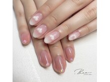 ドットビー(.Bee)/ハートのアシメネイル