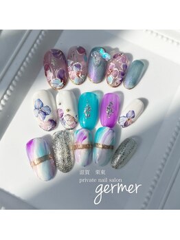 ジェルメ(germer)/初夏のネイルデザイン♪