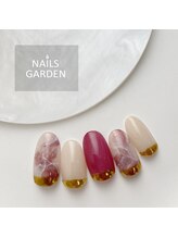ネイルズガーデン(NAILS GARDEN)/大理石ネイル