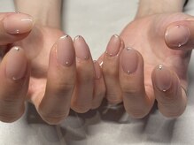 トロイ(troja)の雰囲気（シンプル一癖ネイル）