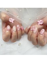 サロンドウイ(salon de OUI)/ガーリーピンクネイル