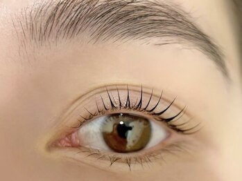 リリー(Lily)の写真/待望のまつげパーマ施術をスタートしました！まつ毛を根元から立ち上げ、自然に目力を引き出します♪