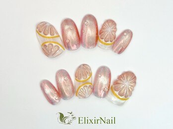 エリクサーネイル 池袋(Elixir Nail)/定額b カジュアル/クーポン使用