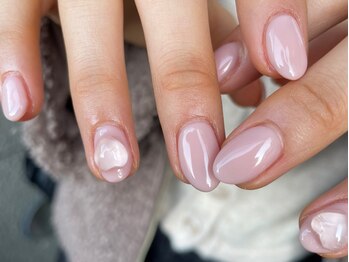 シェリーラメール 池袋店(cherie la mer)/ちゅるんハートネイル