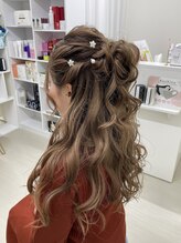 ワイサロン(Y salon)/ヘアセット☆ハーフアップ