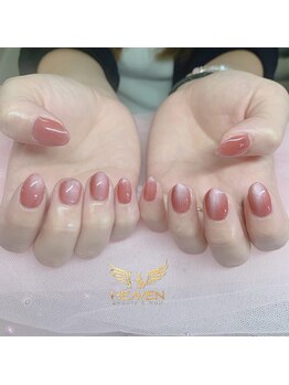 ヘブン ネイル 鶯谷(HEAVEN Nail)/マグネットピンクネイル
