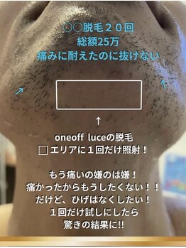 ワンオフルーチェ(one off Luce)/お客様もビックリ！！