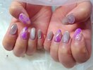 天然石×ニュアンスネイル