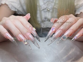 ウメネイルスタジオ(UME NAIL STUDIO)/長さだしやり放題×つけ放題