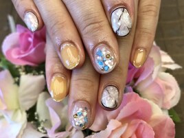 大理石×シェル