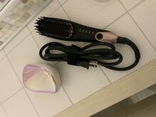 ヘアアイロン、ドライヤー完備♪お出掛け前もOK