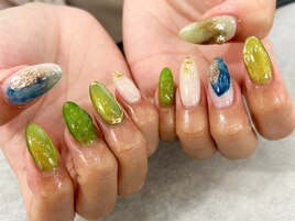 カジュアルニュアンスネイル