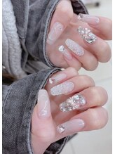 ペア(pear)/キラキラ派手ネイル♪