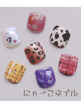 秋フットネイル☆定額￥5980