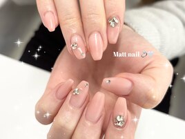 グラデーションにマットコート