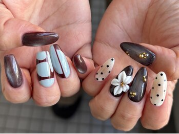 メロー(mellow)の写真/【繊細なアートからニュアンスまで】洗練されたアートで周りと差をつけて♪持ち込みデザインOK◎